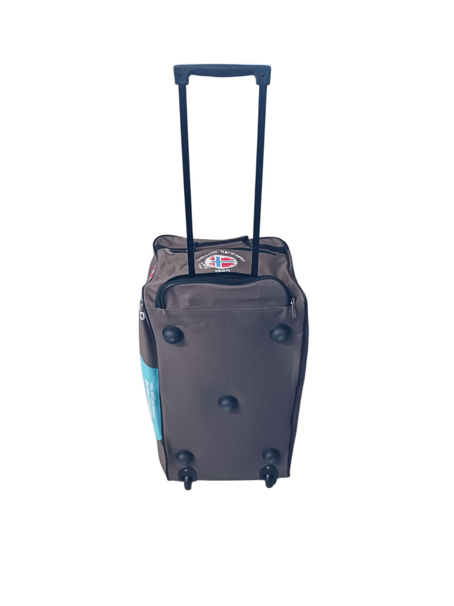 Große Reisetasche mit Print, Rollen und Teleskopstange in verschiedenen Farben