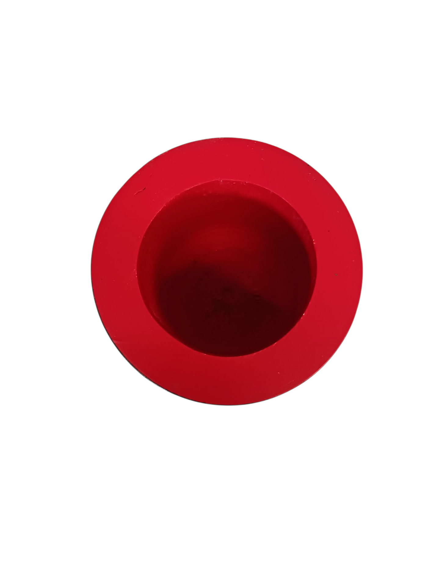 Holzdose rot mit Ornamenten neu