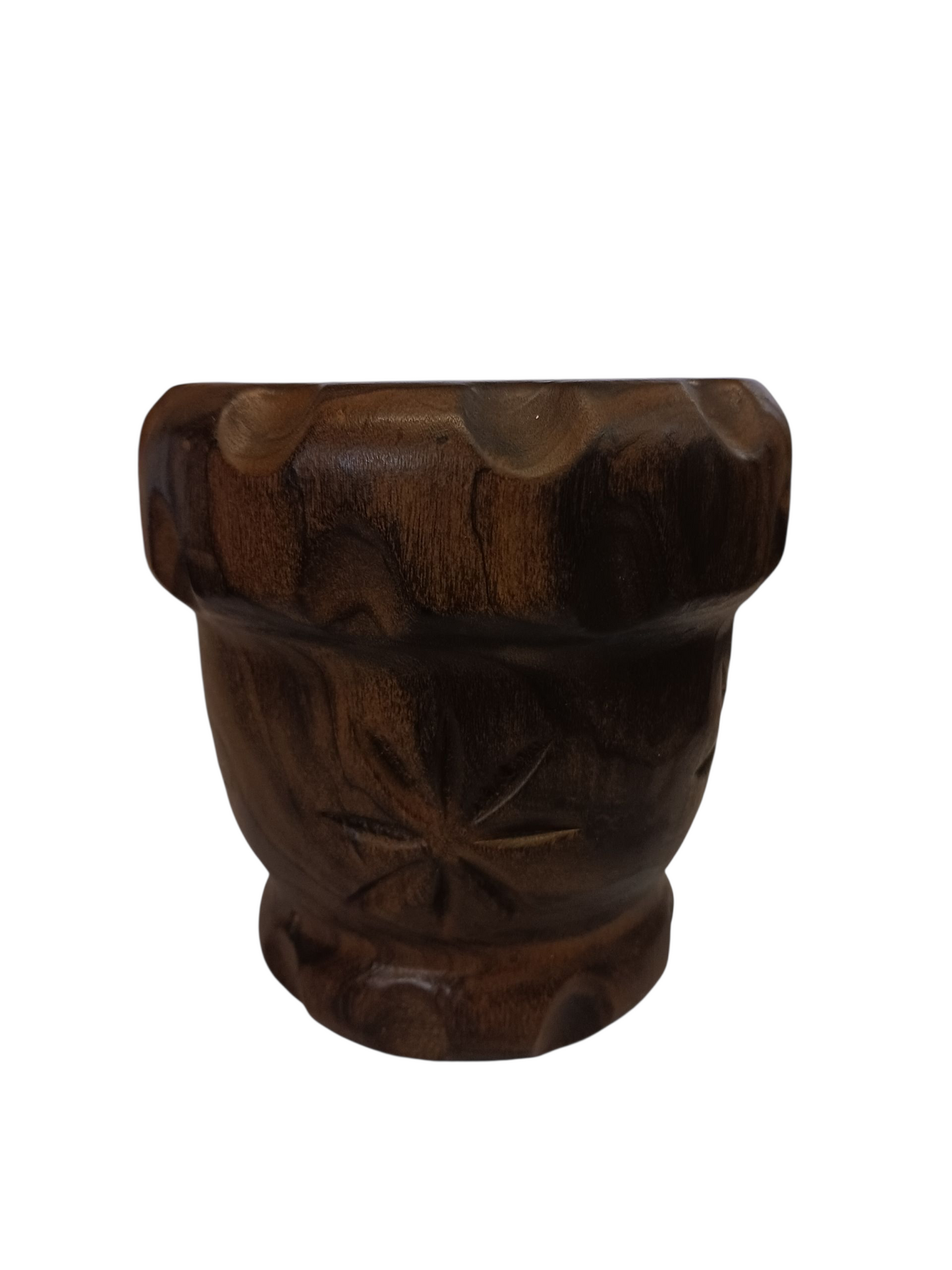 Mörser aus Holz