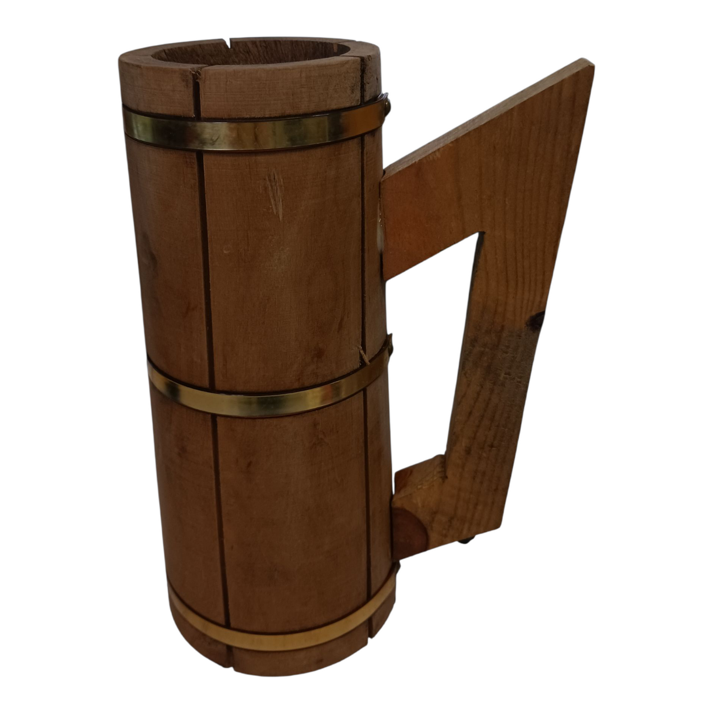 Holzkrug Wikinger-Art neu
